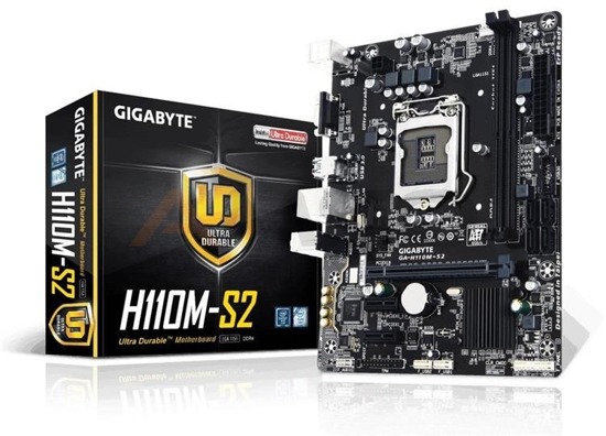 Płyta Gigabyte GA-H110M-S2 /H110/DDR4/SATA3/USB3.0/PCIe3.0/s.1151/mATX - otwarte opakowanie