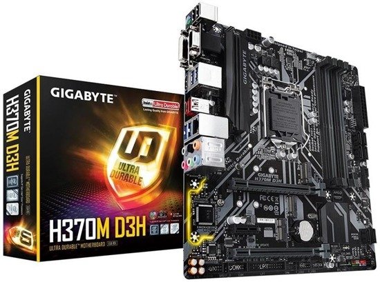 Płyta Gigabyte H370M D3H /H370/DDR4/SATA3/USB3.0/PCIe3.0/s.1151/uATX