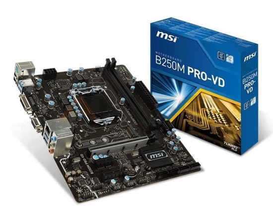 Płyta MSI B250M PRO-VD /B250/DDR4/SATA3/M.2/USB3.0/PCIe3.0/s.1151/mATX