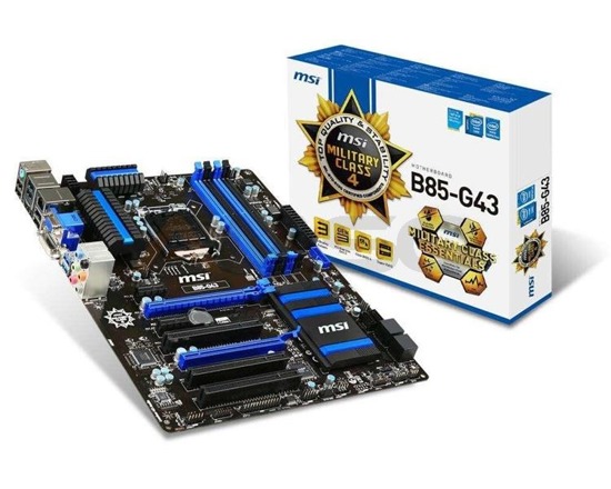 Płyta MSI B85-G43 /B85/DDR3/SATA3/USB3/PCIe3.0/s.1150/ATX