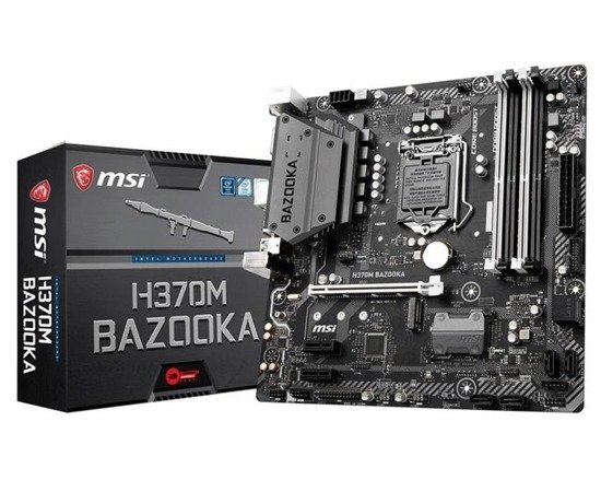 Płyta MSI H370M BAZOOKA /H370/DDR4/SATA3/M.2/USB3.0/PCIe3.0/s.1151/mATX