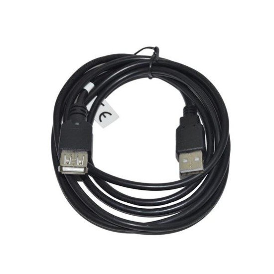 Przedłużacz USB 2.0 Vakoss TC-U1297K A-A F/M 1,8m czarny