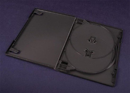 Pudełko Esperanza na 3 DVD z Tray'ą 14 mm 3090 czarne