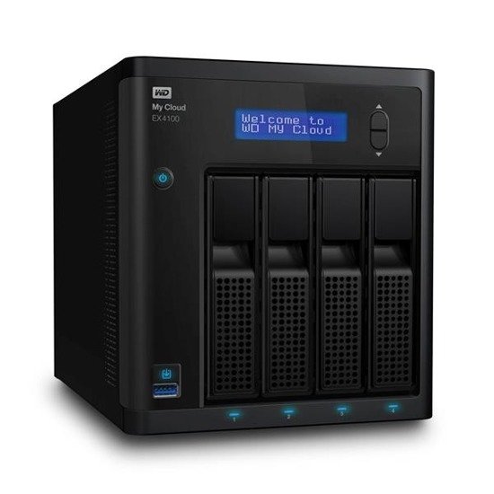 Serwer plików NAS WD My Cloud EX4100 24 TB ( WDBWZE0240KBK )