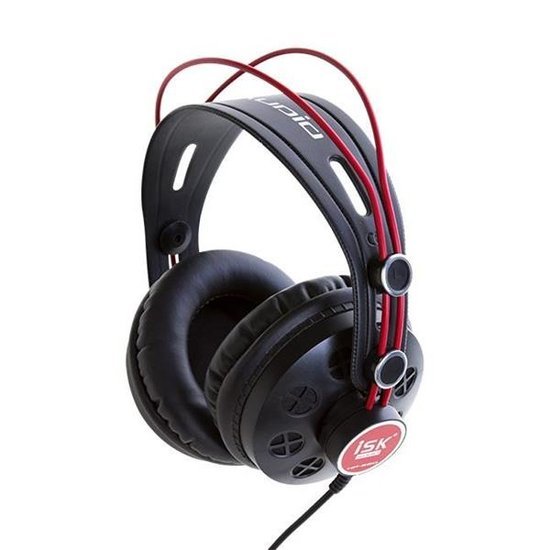 Słuchawki ISK HP-580 Microlab czarno-czerwone