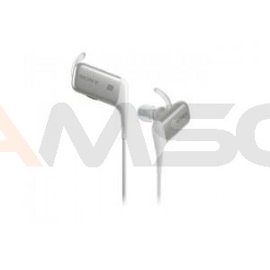 Słuchawki Sony douszne bezprzewodowa bluetooth, NFC, MDR-AS600BT (białe)