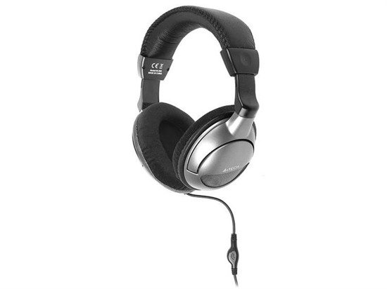 Słuchawki z mikrofonem A4Tech HS-800 czarno-srebrne