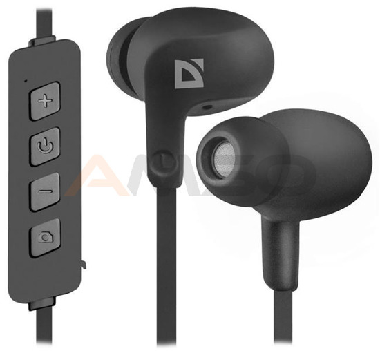 Słuchawki z mikrofonem Defender FREEMOTION B615 Bluetooth douszne czarne