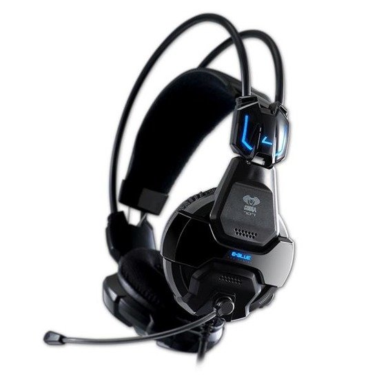 Słuchawki z mikrofonem E-Blue Cobra 707 Gaming czarne