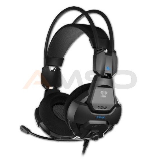Słuchawki z mikrofonem E-Blue Cobra HS Gaming czarne