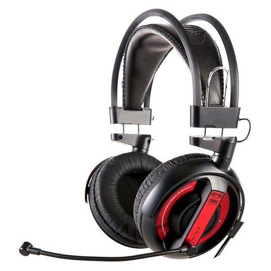 Słuchawki z mikrofonem E-Blue Cobra I Gaming czarno-czerwone