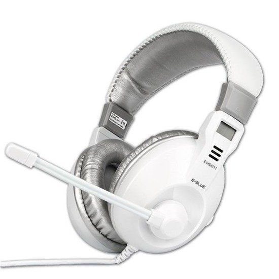 Słuchawki z mikrofonem E-Blue Conqueror I Gaming białe
