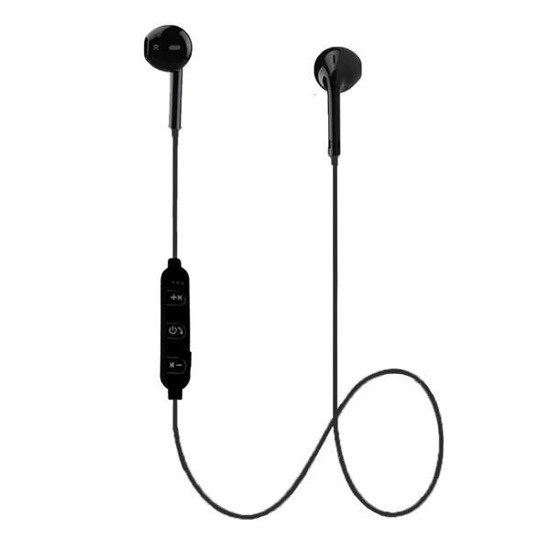 Słuchawki z mikrofonem Esperanza EH187K douszne Bluetooth sportowe czarne
