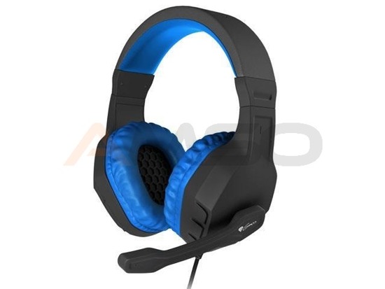 Słuchawki z mikrofonem Genesis Argon 200 Gaming czarno-niebieskie