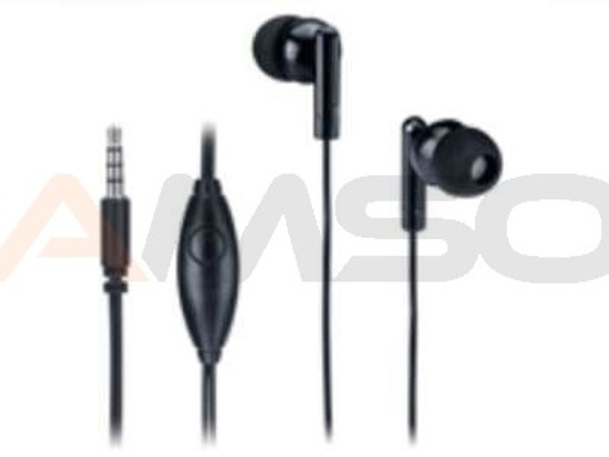 Słuchawki z mikrofonem Genius HS-M200  4pin 3.5mm MOBILE czarne