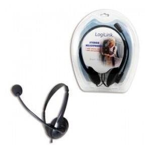 Słuchawki z mikrofonem LogiLink HS0001 multimedia stereo