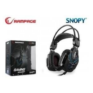 Słuchawki z mikrofonem Rampage SN-R10 Gaming czarne