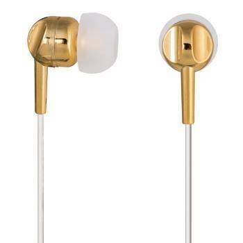 Słuchawki z mikrofonem Thomson EAR3005GD złote
