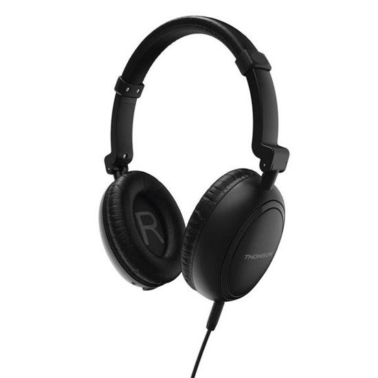 Słuchawki z mikrofonem Thomson HED2307 nauszne, czarne