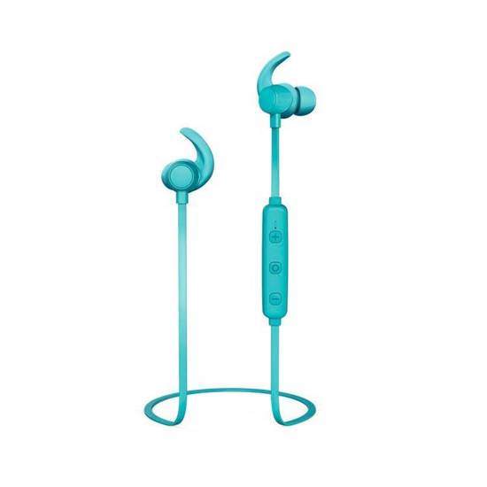 Słuchawki z mikrofonem Thomson WEAR7208PU Bluetooth douszne turkusowe
