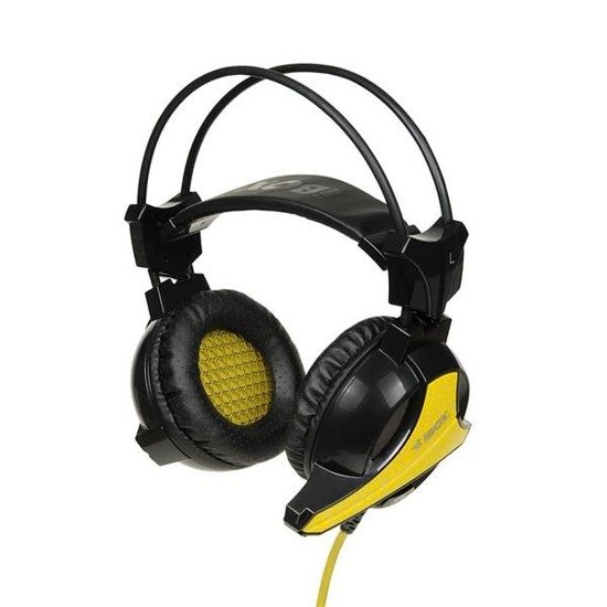Słuchawki z mikrofonem iBOX X9 Gaming czarno-żółte