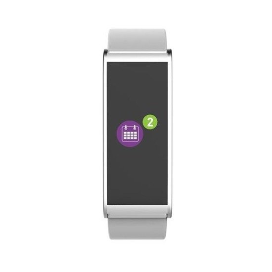Smartwatch MyKronoz ZeFit4HR monitor aktywności biały/srebrny