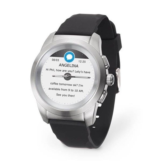 Smartwatch MyKronoz ZeTime ORIGINAL REGULAR srebrny/czarny