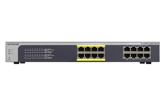 Switch NETGEAR JGS516PE-100EUS (16x 10/100/1000Mbps)