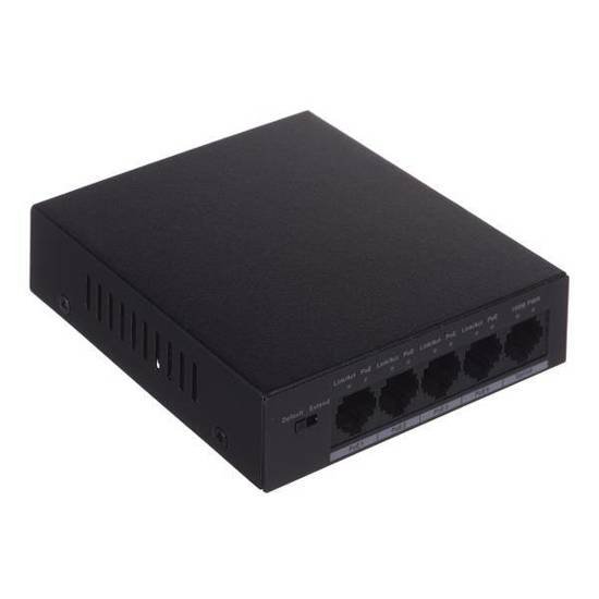 Switch PoE DAHUA PFS3005-4P-58 (5x 10/100Mbps)