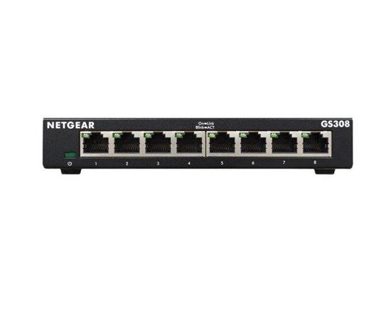 Switch niezarządzalny Netgear GS308 v3 8x 10/100/1000 RJ45