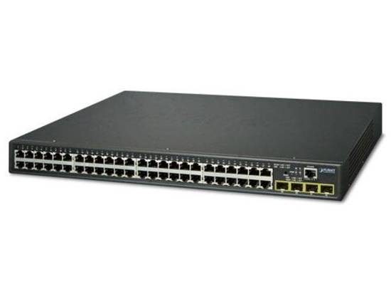 Switch zarządzalny Planet GS-4210-48T4S 48-Port 1000Base-T + 4-Port 1000Base-X SFP