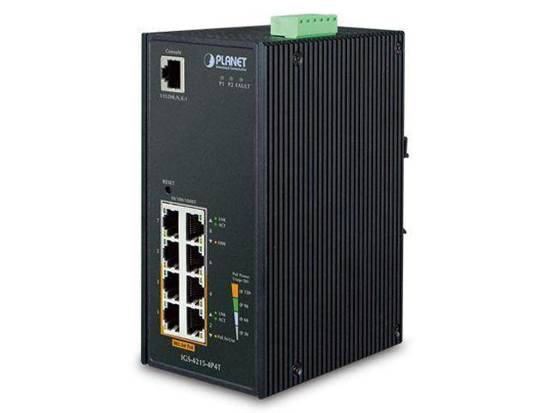 Switch zarządzalny Planet IGS-4215-4P4T 4-Port 1000Mb/s PoE + 4-Port 1000Mb/s przemysłowy