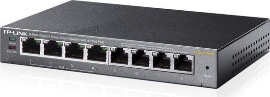 Switch zarządzalny TP-Link TL-SG108PE Switch Smart 8x10/100/1000Mb (4xPoE)