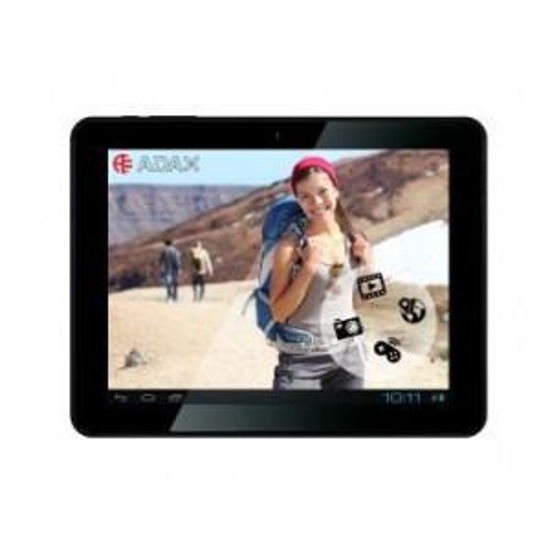 Tablet ADAX 8JC1+ 8" DC/8GB/1GB/BT/HDMI/A 4.1-poserwisowy
