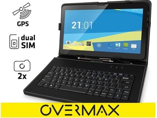 Tablet Overmax z klawiaturą 3G Qulcore 1021