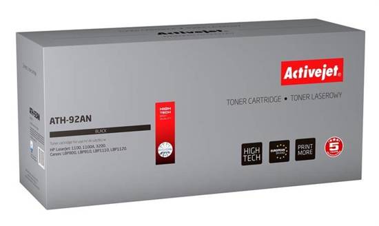 Toner Activejet ATH-92AN (zamiennik HP 92A C4092A, Canon EP-22; Premium; 2500 stron; czarny)
