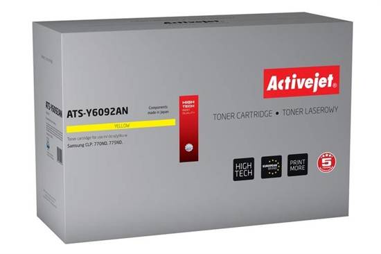 Toner Activejet ATS-Y6092AN (zamiennik Samsung CLT-Y6092S; Premium; 7000 stron; żółty)