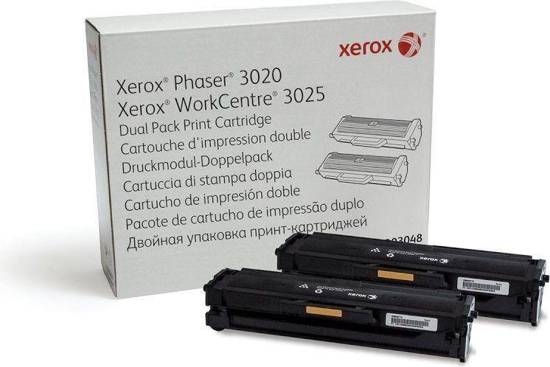 Toner Xerox 106R03048 czarny do Phaser 3020 (dwupak)