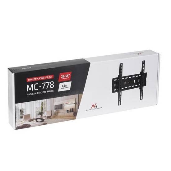 Uchwyt ścienny do telewizora Maclean MC-778 (ścienne, Uchylny; 26" - 55"; max. 45kg)
