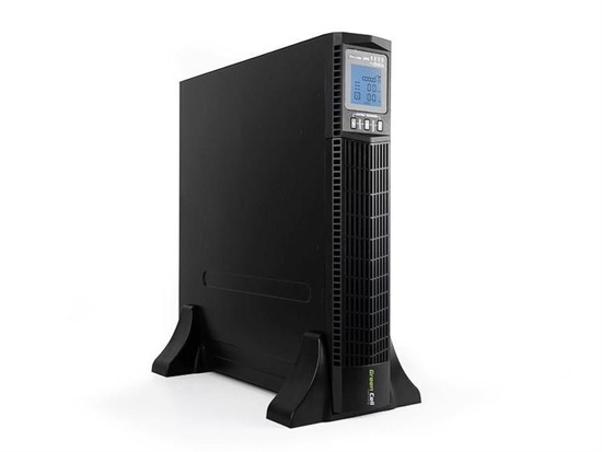 Zasilacz awaryjny UPS Green Cell On-line MPRTII Podwójna Konwersja LCD 1000VA 900W