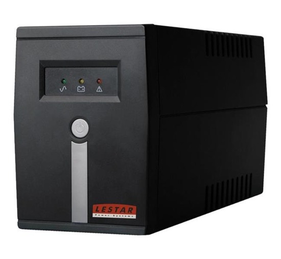 Zasilacz awaryjny UPS Lestar MC-655ff Line-Interactive AVR 2xFR 600VA/360W BLACK