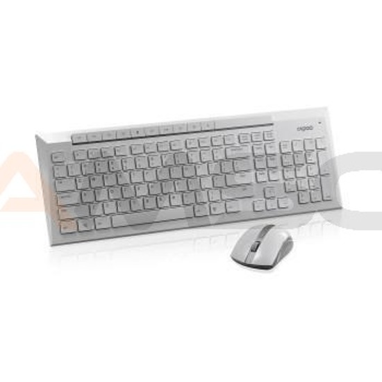 Zestaw bezprzewodowy klawiatura + mysz Rapoo 5G 8200P UI biały