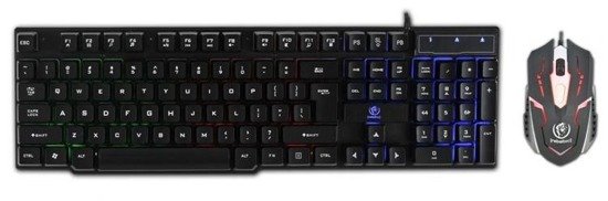 Zestaw przewodowy klawiatura + mysz  Rebeltec OPPRESSOR Gaming USB czarny