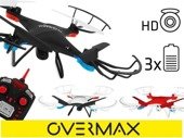 Dron Overmax 3.1 plus z kamera 34cm Black