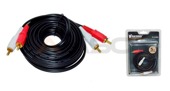 Kabel audio (CINCH) VAKOSS TC-A760K 2x RCA M -> 2x RCA M 5m czarny