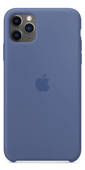 Oryginalne Silikonowe Etui Apple iPhone 11 Pro Max Linen Blue