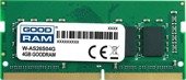 Pamięć DDR4 GOODRAM SODIMM 4GB 2666MHz  ded. do ASUS (W-AS26S04G)